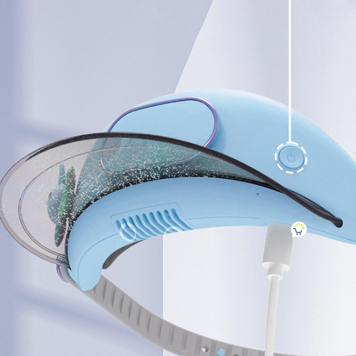 Miniatura 5 de Visera Infantil + Ventilador JPC-A06